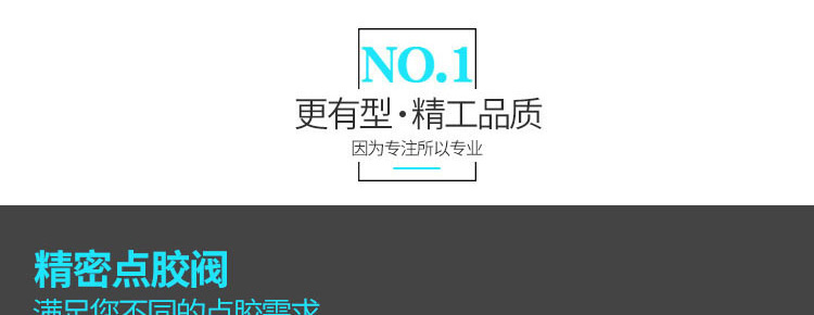 精密柱塞式點膠閥